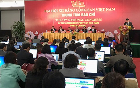 Press Center for 12th National Party Congress opens - ảnh 1